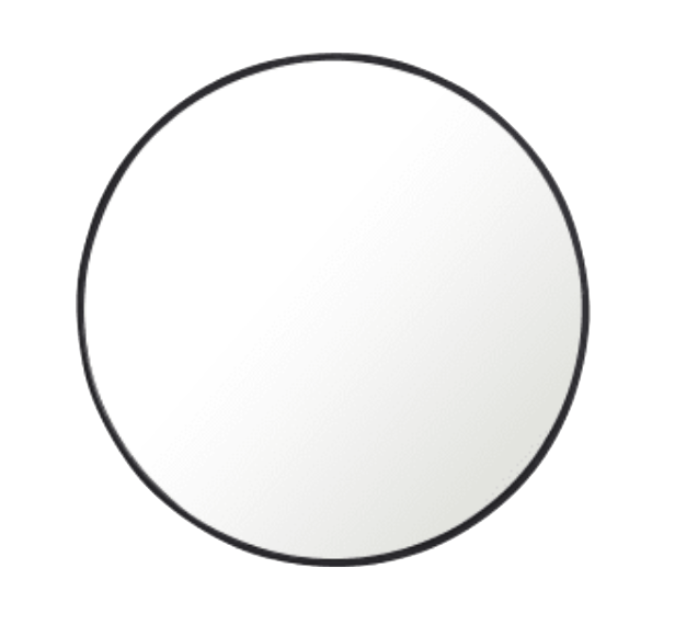 Pottery Barn Black Metal Framed Mirror