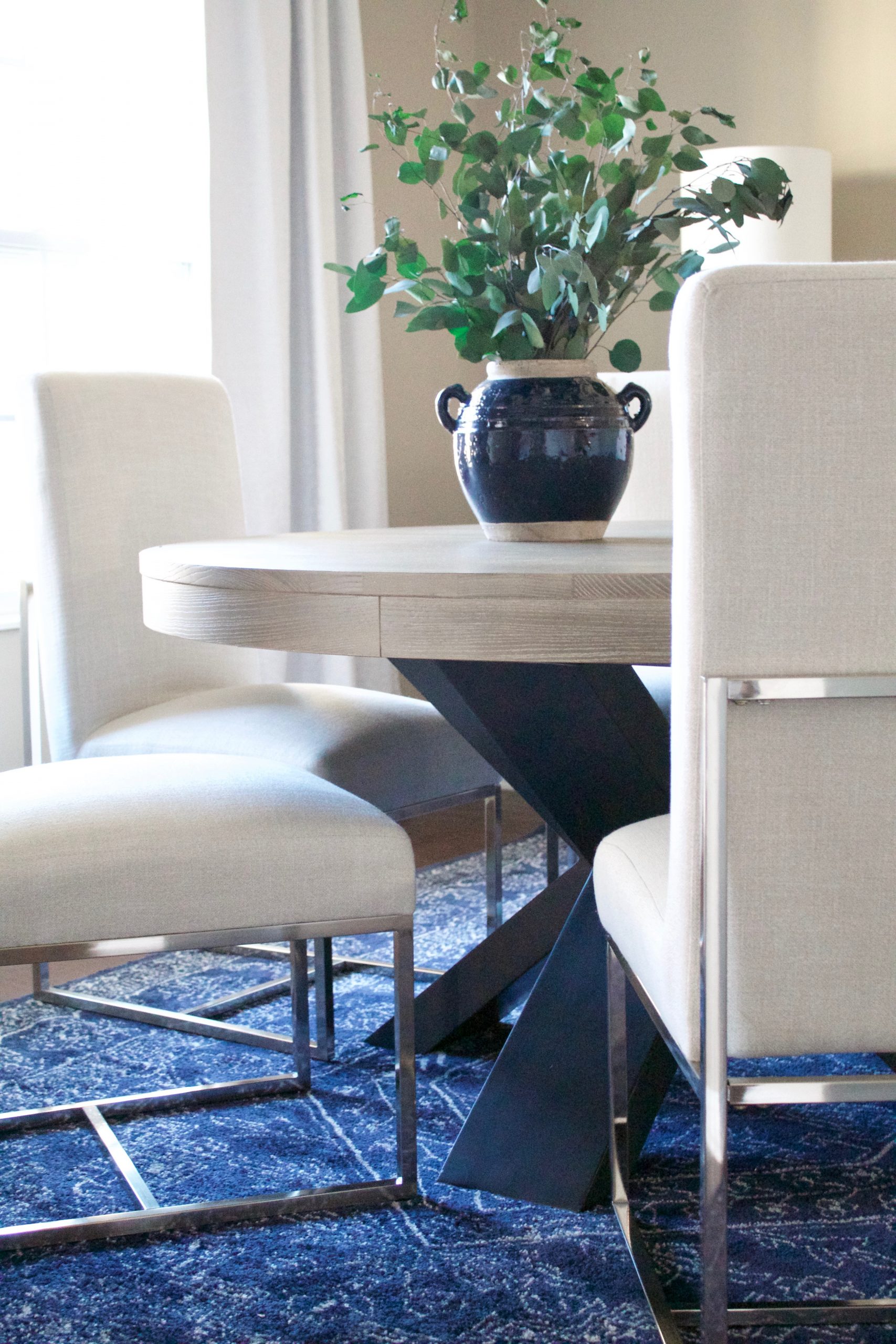 Transitional Glam Dining Room