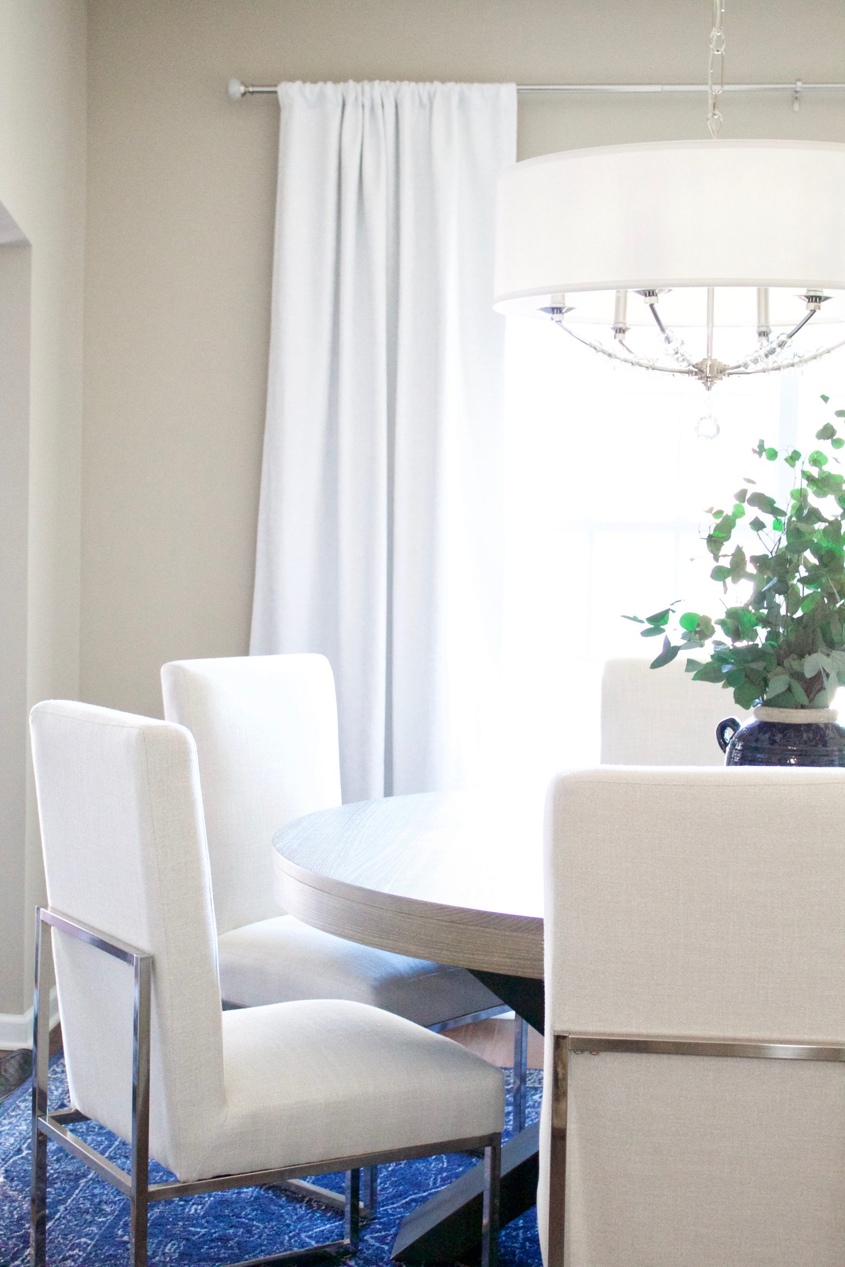 Transitional Glam Dining Room