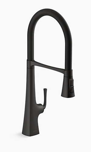 Graze Kitchen Faucet Matte Black