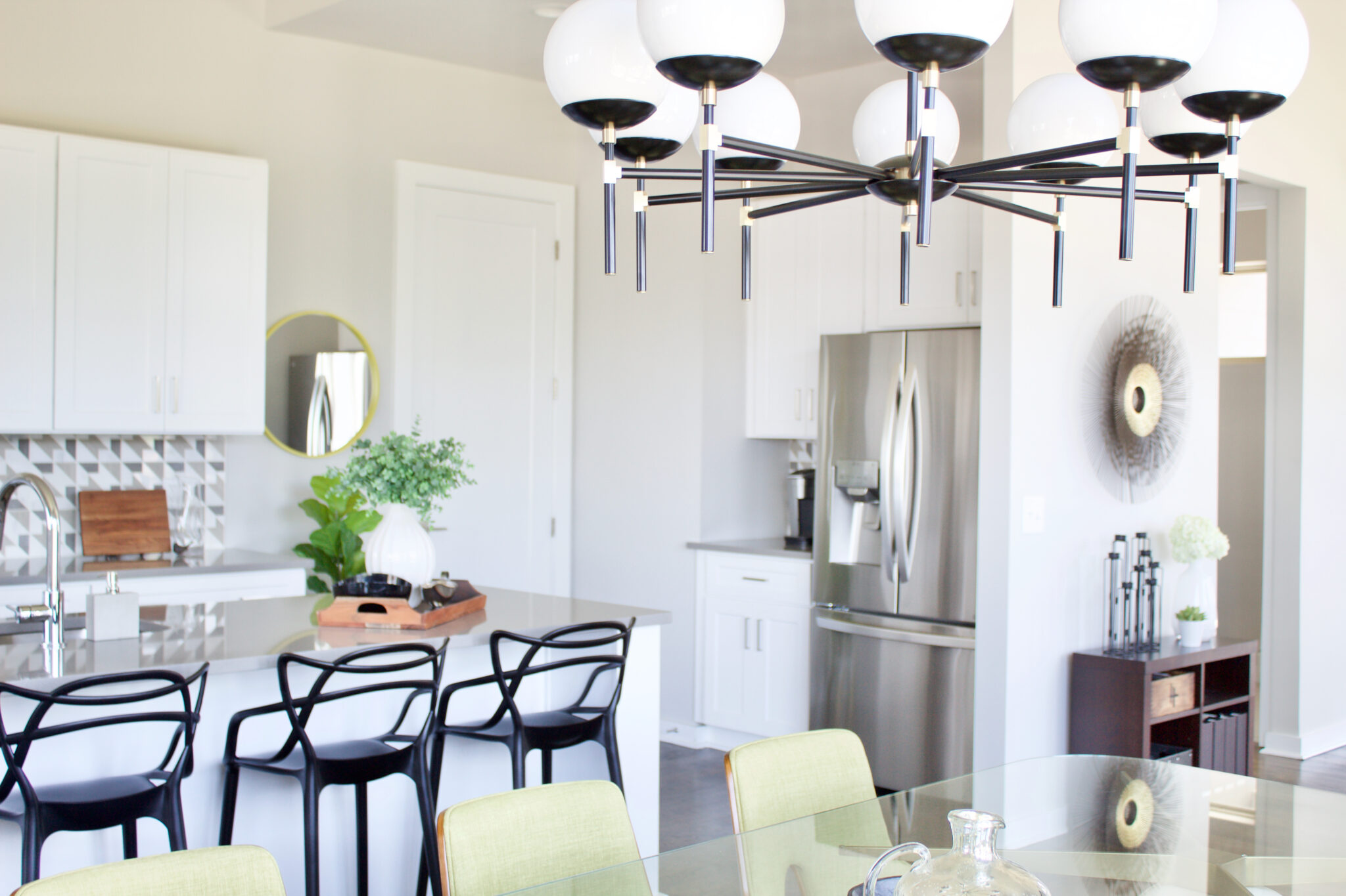 Boxwood Project Kitchen, Dining and Living — design by Christina Perry
