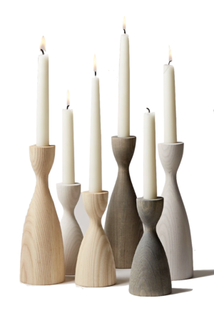 MadeTrade Farmhouse Pottery Candlestick Set