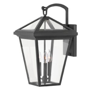 Overstock Hinkley Alford place 4-Light Outdoor Wall Mount in Museum Black