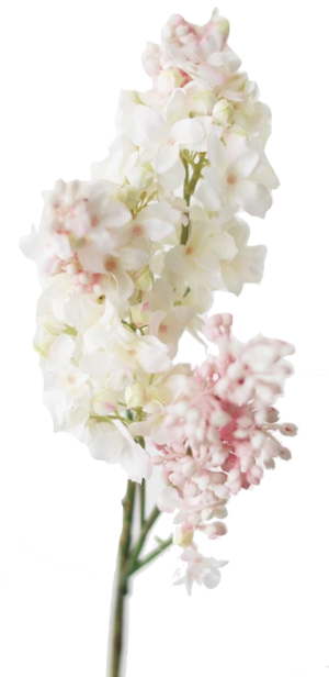 AFloral Pink Cream Artificial Lilac Flower