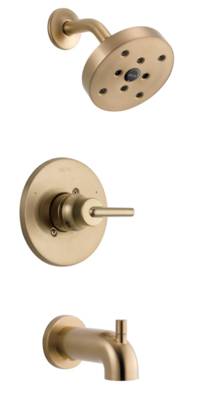 Build.com Delta Delta Trinsic Monitor 14 Series Single Function Pressure Balanced Tub and Shower – Less Rough-In Valve