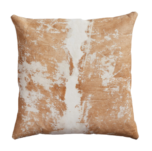 20″ Vintaged Light Hide Pillow | CB2