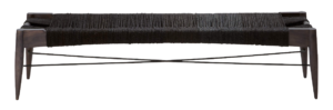 CB2 Wrap Large Black Bench