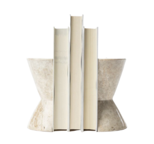 LTK McGee & Co Shaped Marble Bookends (Set of 2)