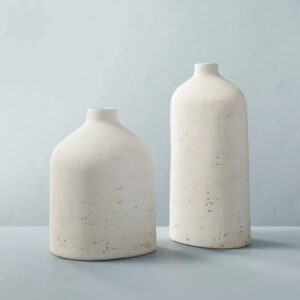 Target Distressed Ceramic Vase Natural White – Hearth & Hand™ with Magnolia