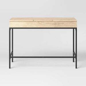 Target Loring Wood Writing Desk with Drawers and Charging Station – Threshold™