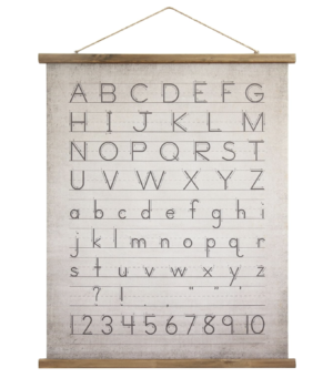 Amazon Creative Co-Op Alphabet & Numbers Wall Décor