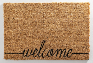 Etsy Welcome Scribble Doormat