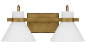 Lamps Plus Quoizel Regency 7 1/4″H Weathered Brass 2-Light Wall Sconce