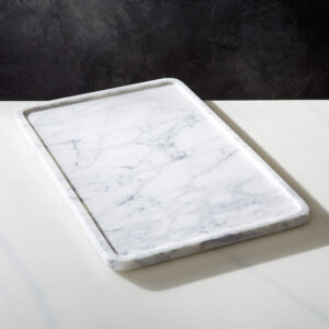 CB2 Rectangular Marble Serving Tray by Jennifer Fisher