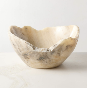 CB2 Onyx Raw Edge Stone Bowl