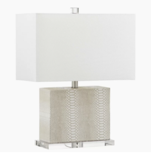 Wayfair Wormald Table Lamp or Safavieh Delia Table Lamp Cream