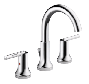 Wayfair 3559-MPU-DST Trinsic Widespread Bathroom Faucet 3 Hole, 2-handle Bathroom Sink Faucet with Drain Assembly