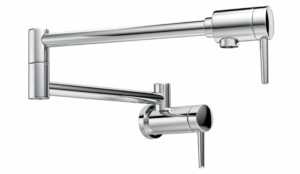 Wayfair Chrome Contemporary Pot Filler Faucet, Wall Mount Pot Filler Kitchen Faucet (Part number 1165LF)