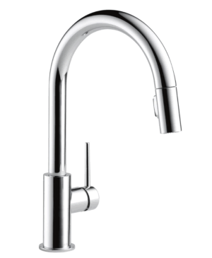 Wayfair Chrome Trinsic Pull Down Sprayer Kitchen Sink Faucet, Single Handle Kitchen Faucet (Part number 9159-DST)