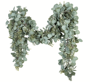 Amazon Ouddy Decor Eucalyptus Garland 6.56 Ft Lush Silver Dollar Leaves Boxwood Artificial Faux Greenery Vines for Baby Shower Wedding Party Table Runner Room Home Mantle Decor