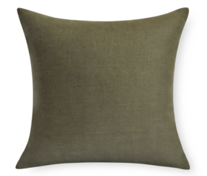 Coterie Moss Linen Pillow Cover
